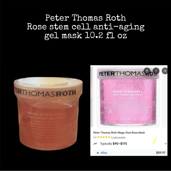 Peter Thomas Roth Rose Stem Cell anti-aging Gel Mask 10.2fl oz